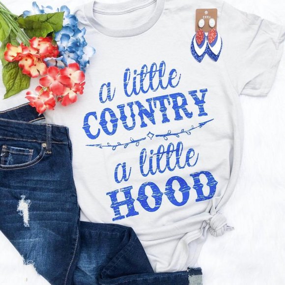 A little country a little hood graphic tee - Picture 1 of 1